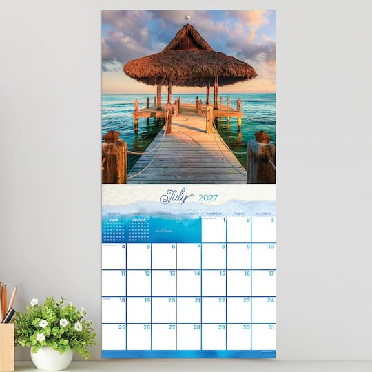 2027 Tropical Escapes Wall Calendar